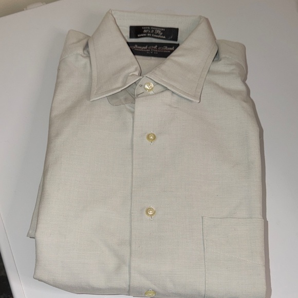 Other - Joseph A Bank Men's Beige Dress Shirt